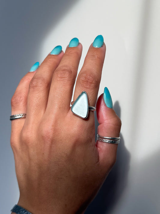 Sea Mist Ring - Size 7.5